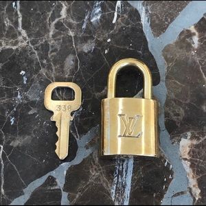 Louis Vuitton key and lock